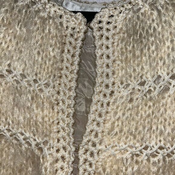Vintage Cyn Les  Fuzzy Mohair/Wool Cardigan/Sweater S - Picture 11 of 16